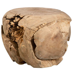 Sola Teak Handcrafted Side Table - Ornate Home
