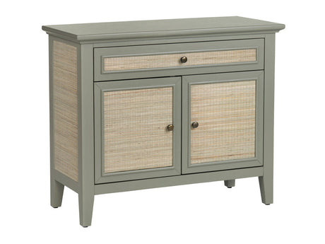 Solace Gray/Brown Two-Door Cabinet - Ornate Home