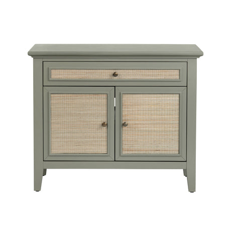 Solace Gray/Brown Two-Door Cabinet - Ornate Home