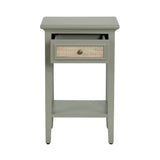 Solace Green/Brown Accent Table - Ornate Home