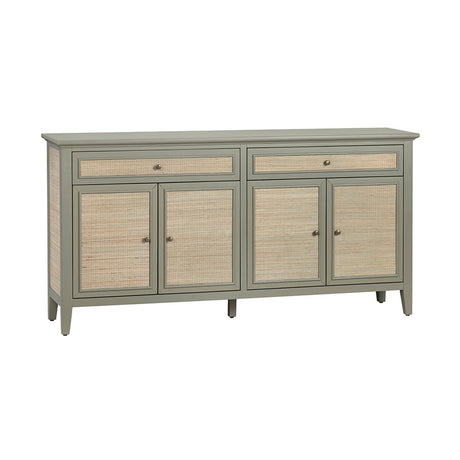 Solace Green/Brown Four-Door Sideboard - Ornate Home