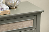 Solace Green/Brown Four-Door Sideboard - Ornate Home