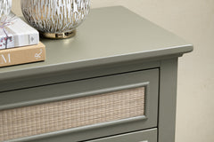 Solace Green/Brown Four-Door Sideboard - Ornate Home