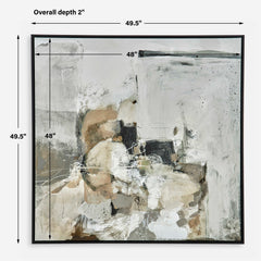 Solace I Multicolor Abstract Art On Canvas - Ornate Home