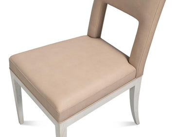 Solace White Chair (Set of 2) - Ornate Home