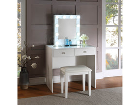 Solace White Makeup Vanity - Ornate Home