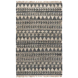 Solana Black Natural Distressed Rug - Ornate Home