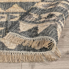Solana Black Natural Distressed Rug - Ornate Home