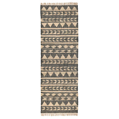 Solana Black Natural Distressed Rug - Ornate Home