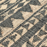 Solana Black Natural Distressed Rug - Ornate Home