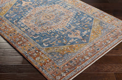 Solana Blue Medallion Area Carpet - Clearance - Ornate Home