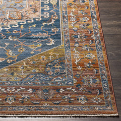 Solana Blue Medallion Area Carpet - Clearance - Ornate Home