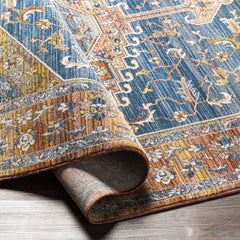 Solana Blue Medallion Area Carpet - Clearance - Ornate Home