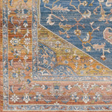 Solana Blue Medallion Area Carpet - Clearance - Ornate Home