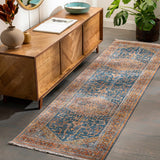 Solana Blue Medallion Area Carpet - Clearance - Ornate Home