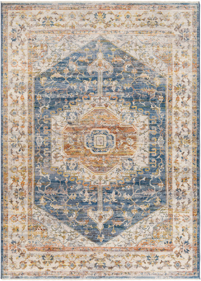 Solana Distressed Medallion Area Carpet - Clearance - Ornate Home