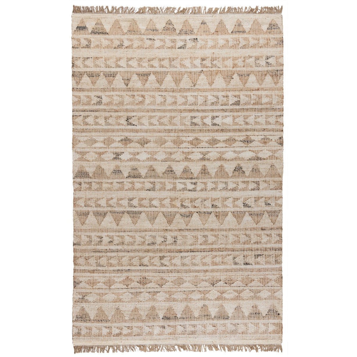 Solana Ivory Natural Distressed Rug - Ornate Home
