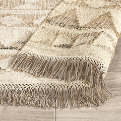 Solana Ivory Natural Distressed Rug - Ornate Home