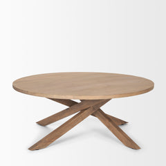 Solana Light Brown Wood Coffee Table