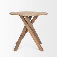 Solana Light Brown Wood Foyer Table
