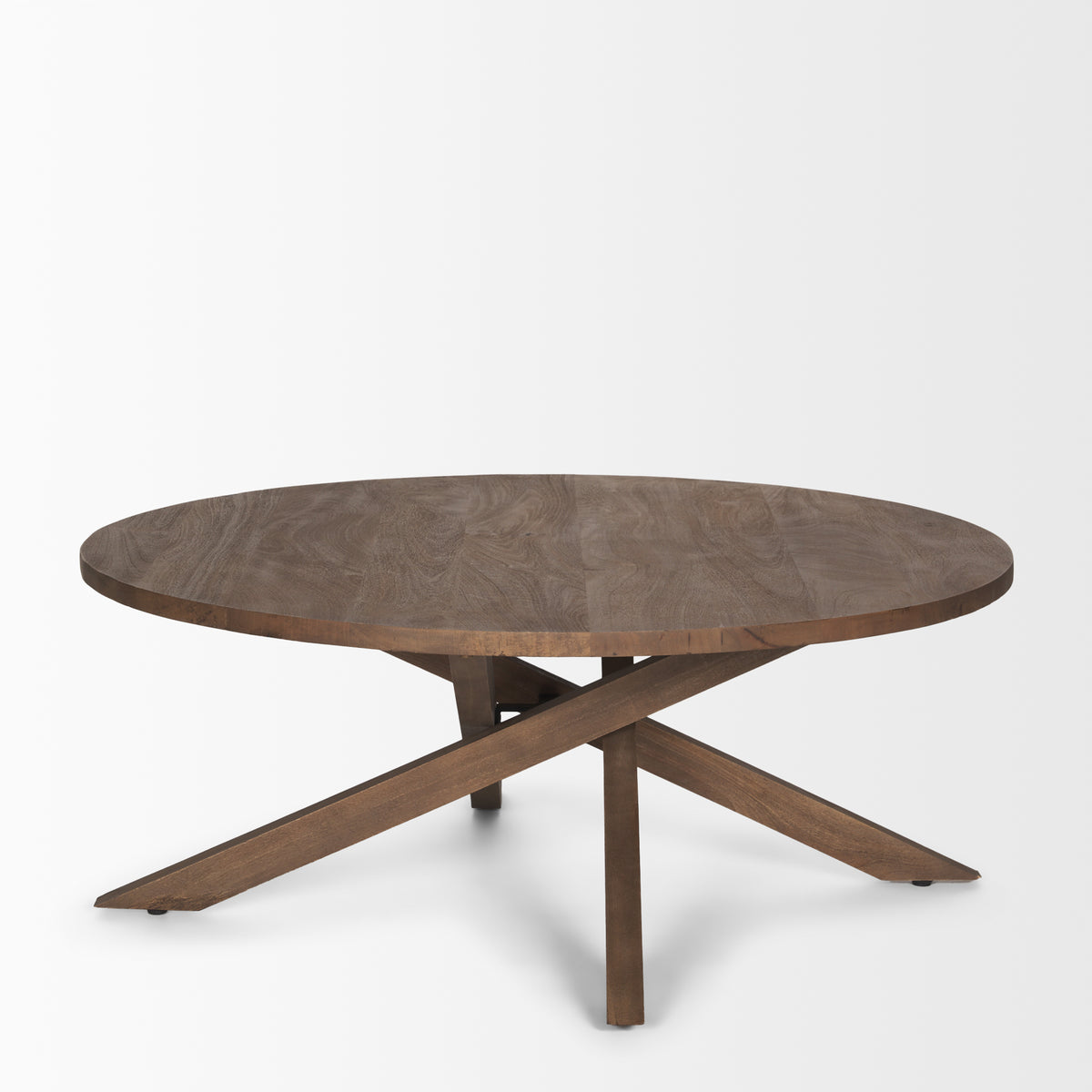 Solana Medium Brown Wood Coffee Table