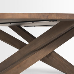 Solana Medium Brown Wood Coffee Table - Ornate Home