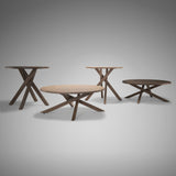 Solana Medium Brown Wood Coffee Table