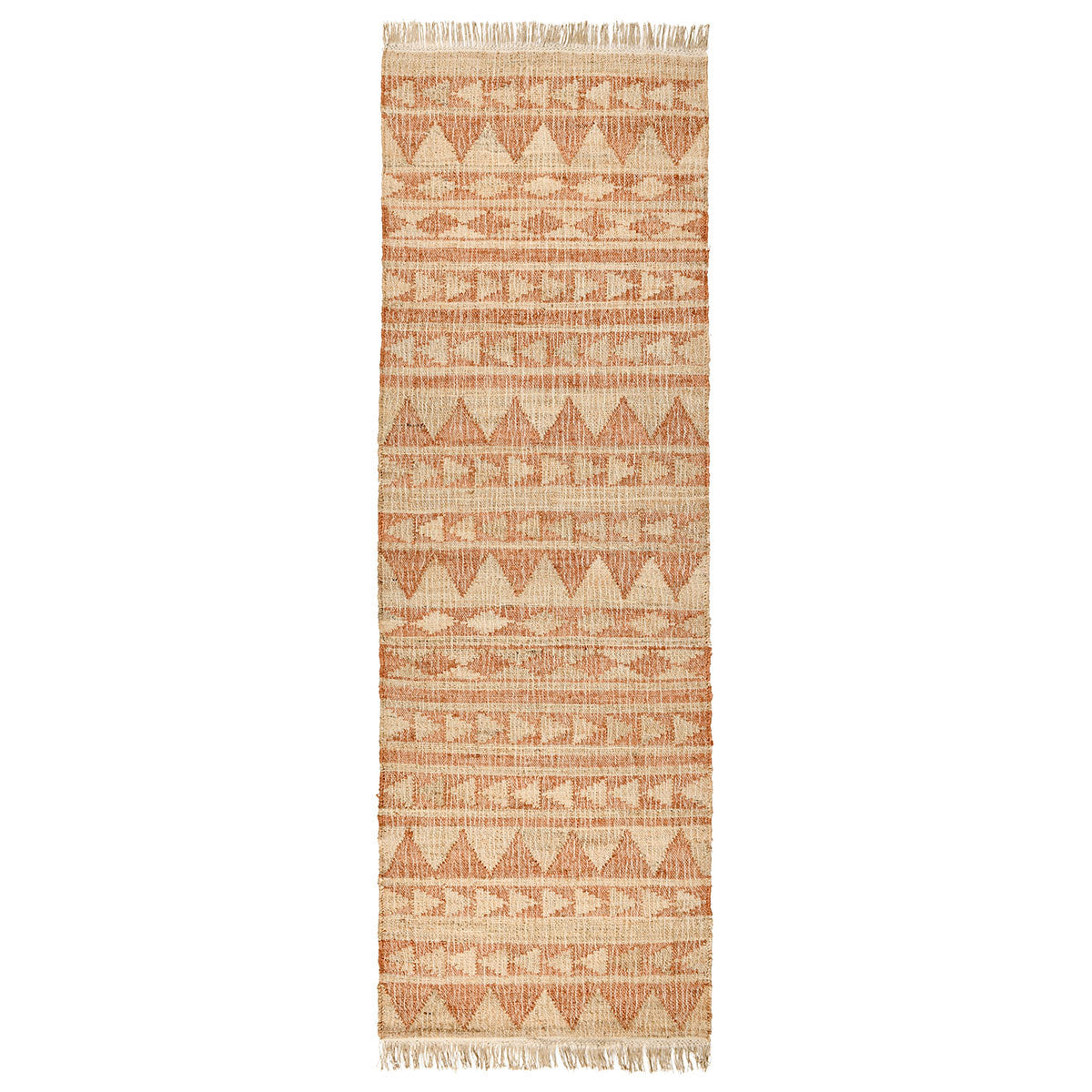 Solana Terracotta/Natural Distressed Rug - Ornate Home
