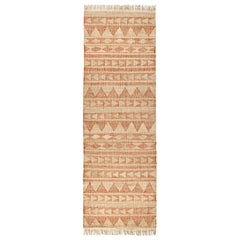 Solana Terracotta/Natural Distressed Rug - Ornate Home