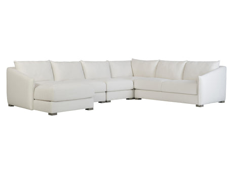 Solana White/Cream Outdoor Sectional - Ornate Home