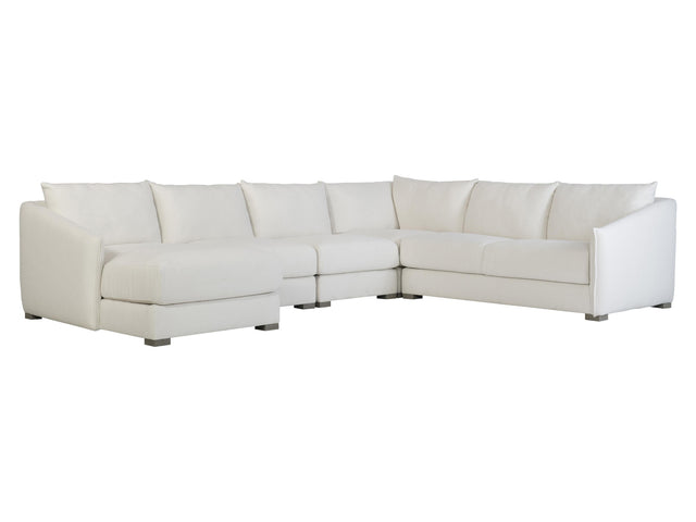 Solana White/Cream Outdoor Sectional - Ornate Home