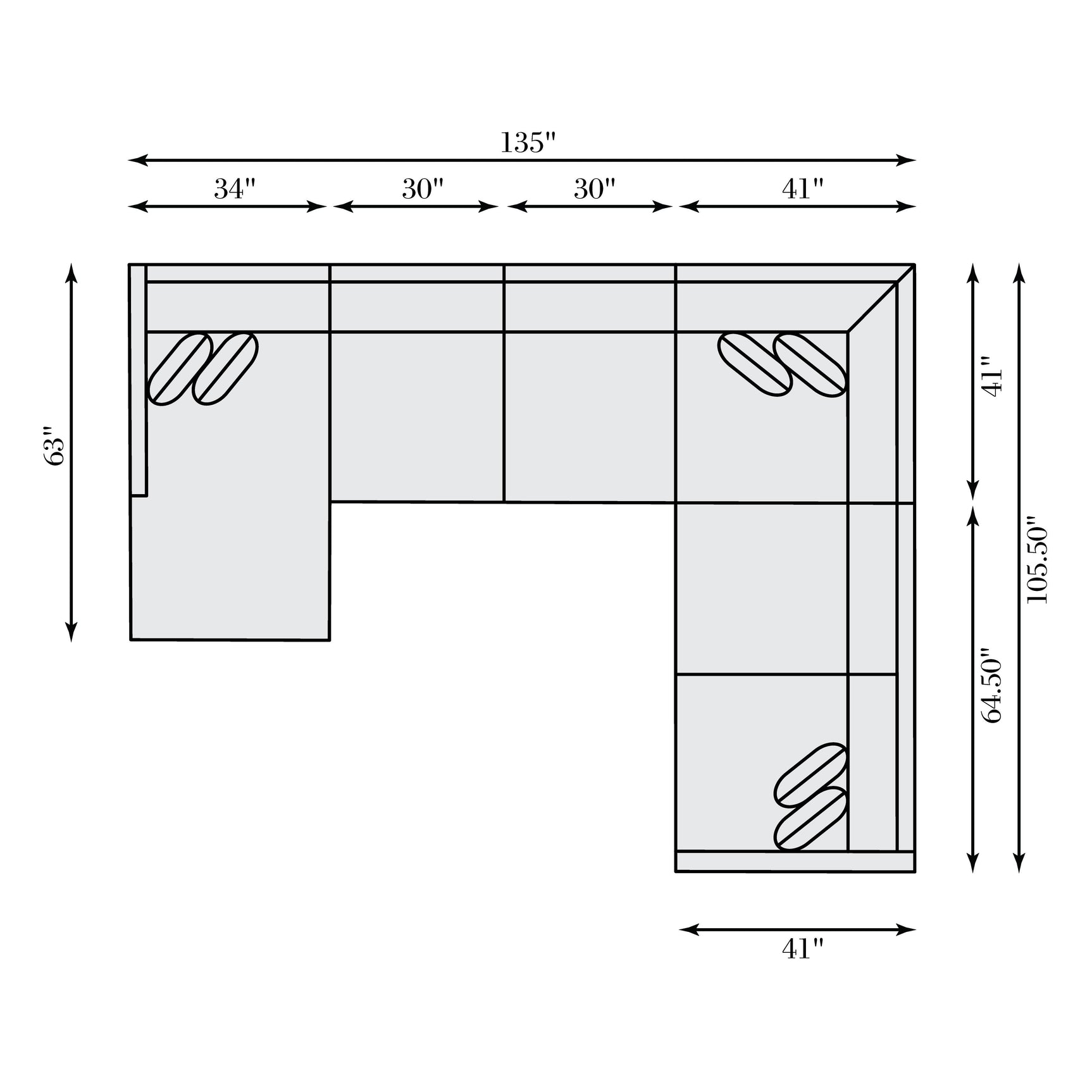 Solana White/Cream Outdoor Sectional - Ornate Home