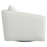 Solana White/Cream Outdoor Swivel Chair - Ornate Home