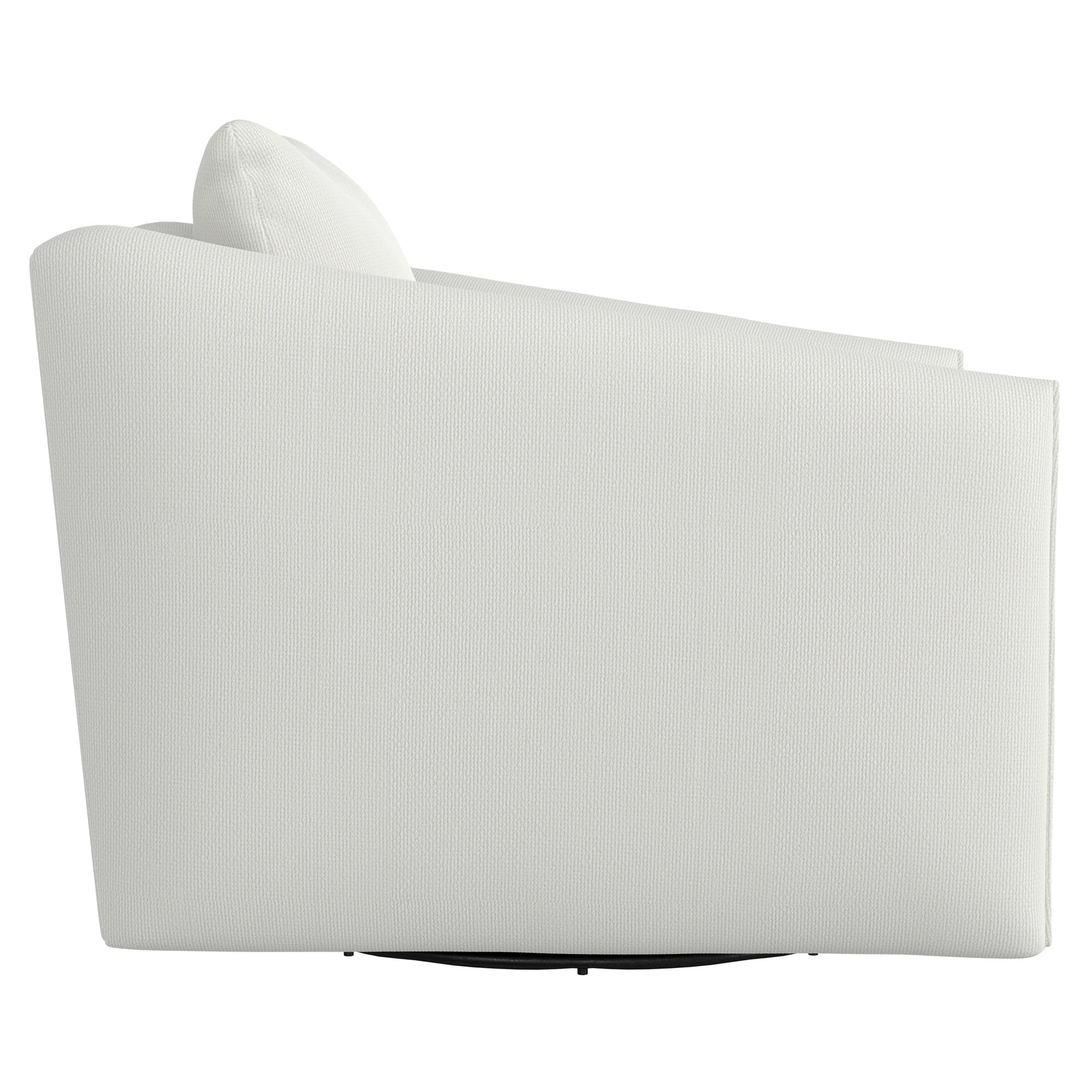 Solana White/Cream Outdoor Swivel Chair - Ornate Home