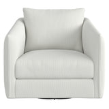 Solana White/Cream Outdoor Swivel Chair - Ornate Home