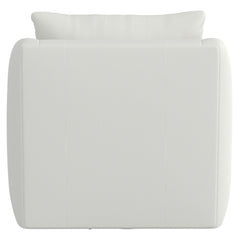 Solana White/Cream Outdoor Swivel Chair - Ornate Home