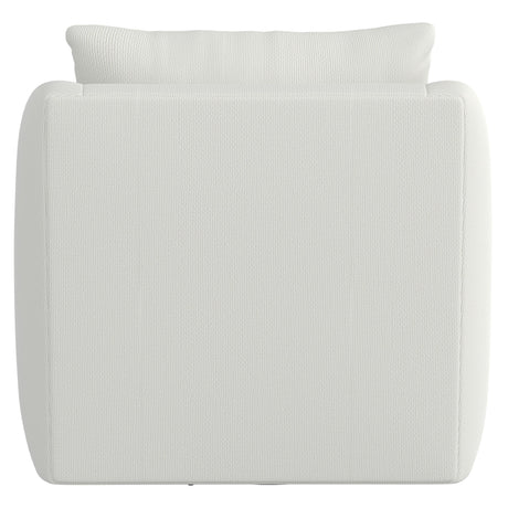 Solana White/Cream Outdoor Swivel Chair - Ornate Home