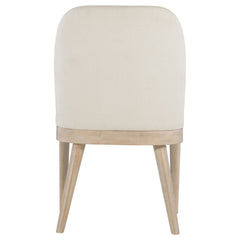 Solano Beige/Weathered Mango Upholstered Dining Side Chair (Set of 2) - Ornate Home