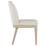 Solano Beige/Weathered Mango Upholstered Dining Side Chair (Set of 2) - Ornate Home