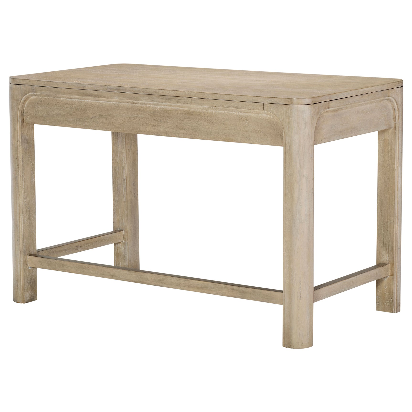 Solano Weathered Mango 2-drawer Makeup Table Vanity Desk - Ornate Home