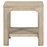Solano Weathered Mango 3-piece Square Coffee Table Set - Ornate Home
