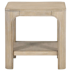 Solano Weathered Mango 3-piece Square Coffee Table Set - Ornate Home