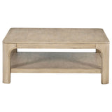 Solano Weathered Mango 3-piece Square Coffee Table Set - Ornate Home