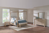 Solano Weathered Mango 4-piece Queen Bedroom Set - Ornate Home