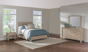 Solano Weathered Mango 4-piece Queen Bedroom Set - Ornate Home