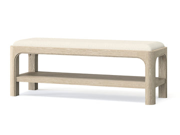 Solano Weathered Mango 49-inch Bedroom Bed End Bench - Ornate Home