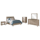 Solano Weathered Mango 5-piece Eastern King Bedroom Set - Ornate Home