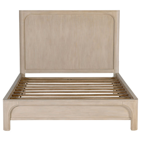 Solano Weathered Mango 55-inch California King Panel Bed - Ornate Home