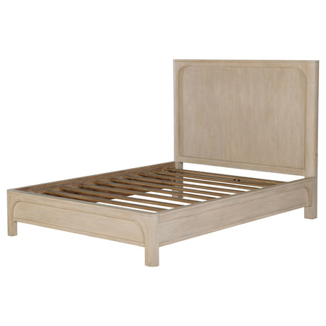 Solano Weathered Mango 55-inch California King Panel Bed - Ornate Home