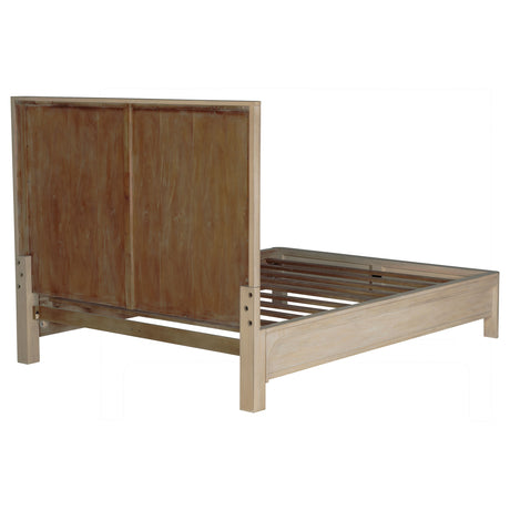 Solano Weathered Mango 55-inch California King Panel Bed - Ornate Home